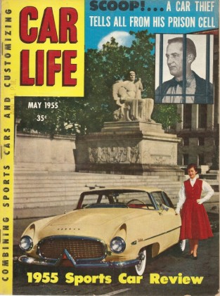CAR LIFE 1955 MAY - HOT MG, OLDS DELTA, DAYTONA SPEED WEEK, NEW SPORTSCARS